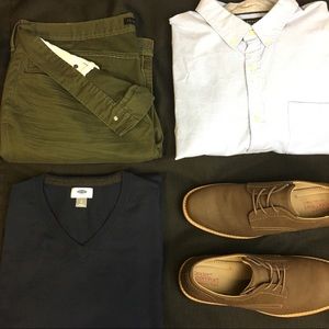 Olive green skinny jeans